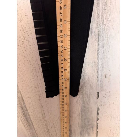 Slayoga High Waist Solid Color Mesh Contrast Yoga Leggings - Picture 7 of 13